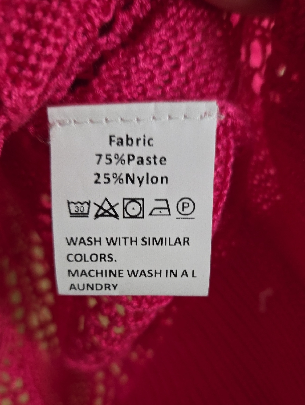 Pink Vneck Lightweight Sweater...size Sm - Picture 4 of 4